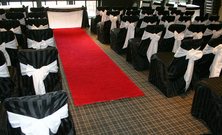 Wedding chair covers for hire - satin